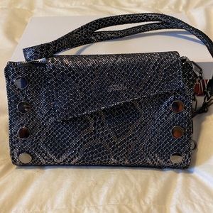 Hammitt Levi snake crossbody wallet